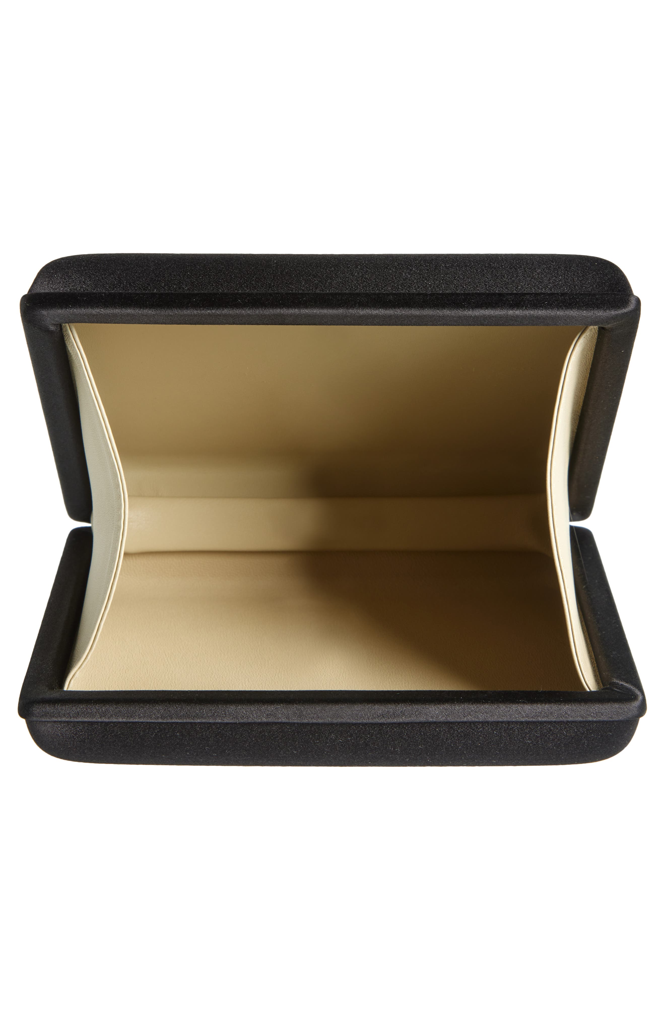 TOTEME Satin Box Clutch, Alternate, color, Black