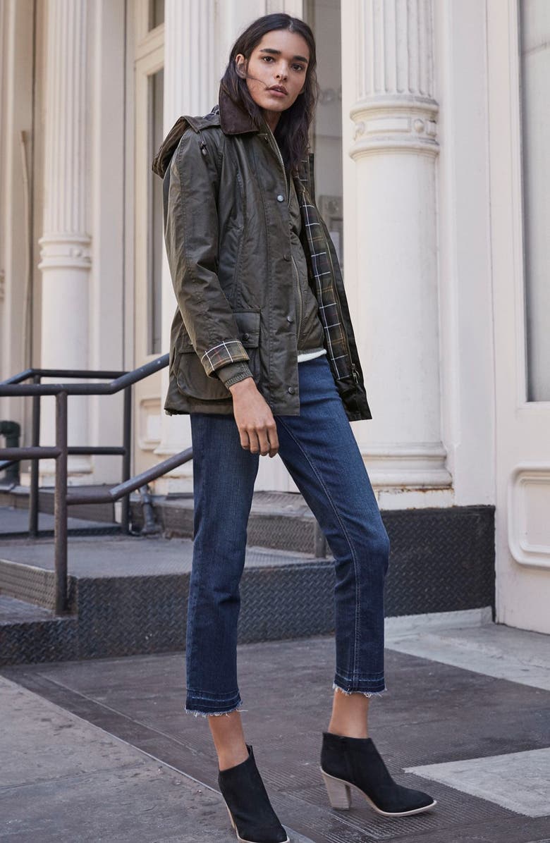 Barbour Waxed Cotton Hood, Alternate, color, 