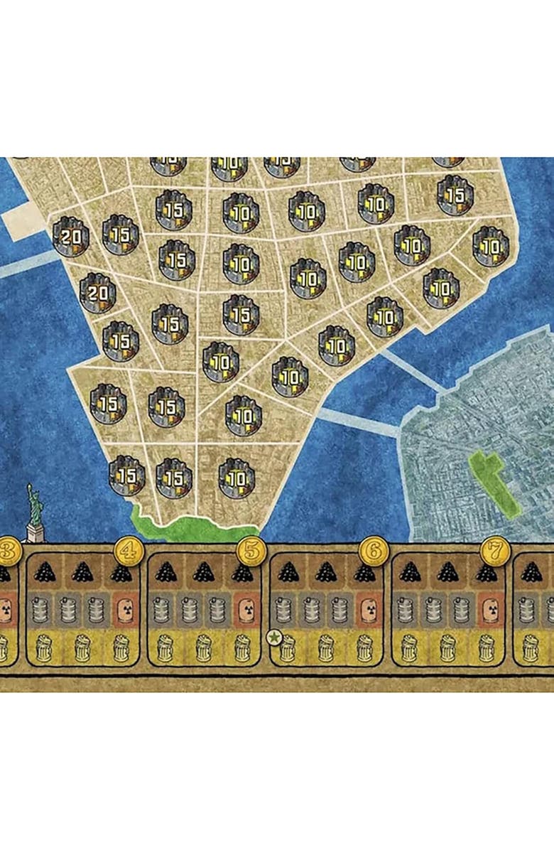 Rio Grande Games Power Grid Bremen, Manhattan Strategy Board Game, Alternate, color, Multicolored