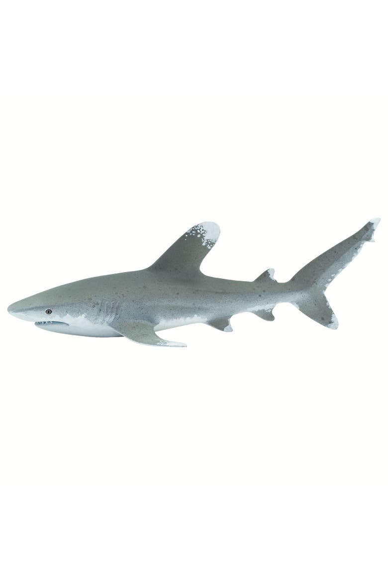Oceanic Whitetip Shark Kids Toy Figure, Main, color, None