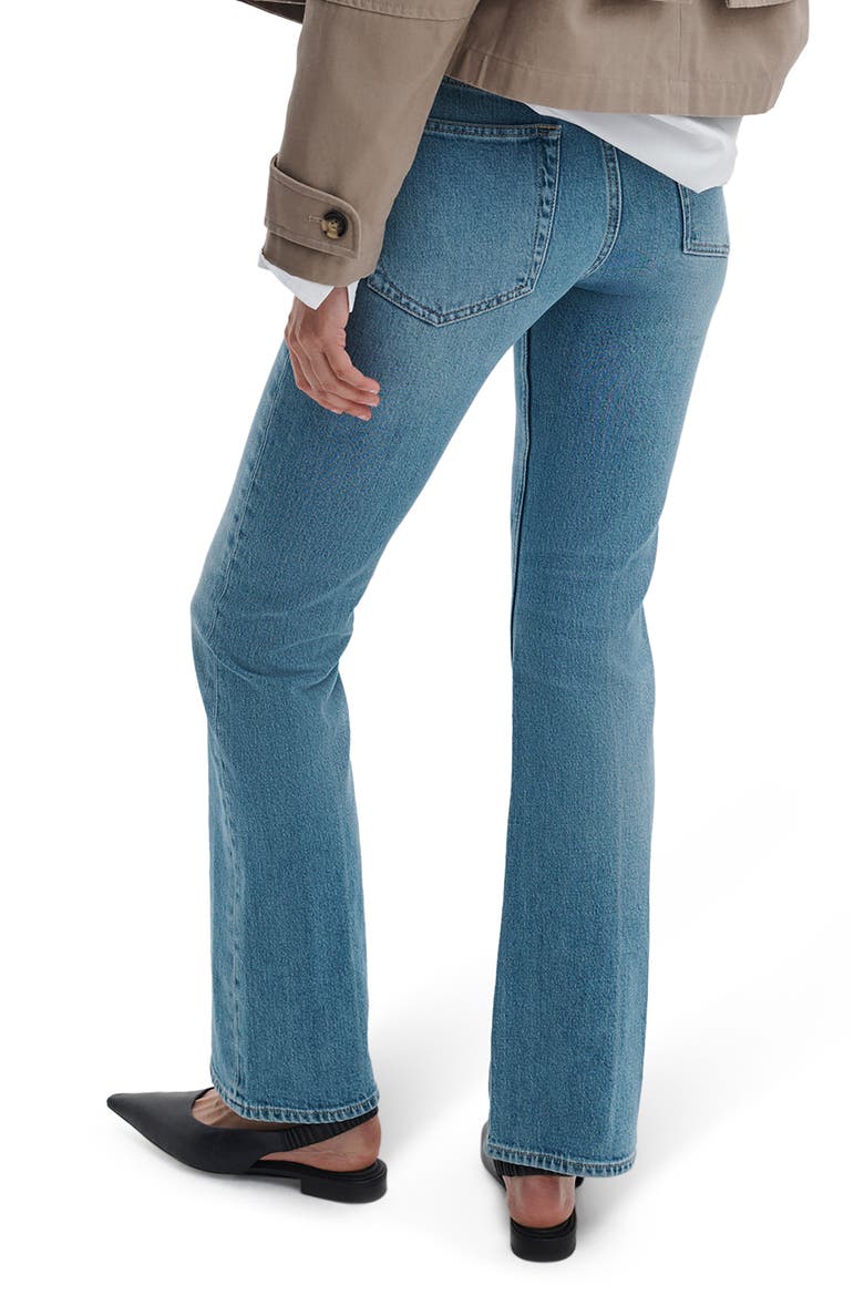 Peyton Mid Rise Bootcut Jeans, Alternate, color, EVERGLADE