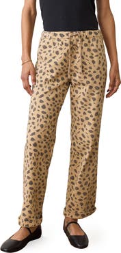 Marine Layer Print Denim Drawstring Pants