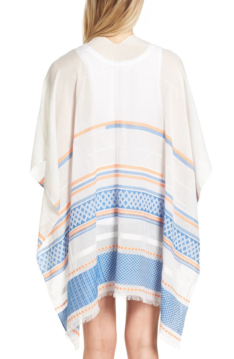 Rebecca Minkoff Broken Stripe Cape, Alternate, color,