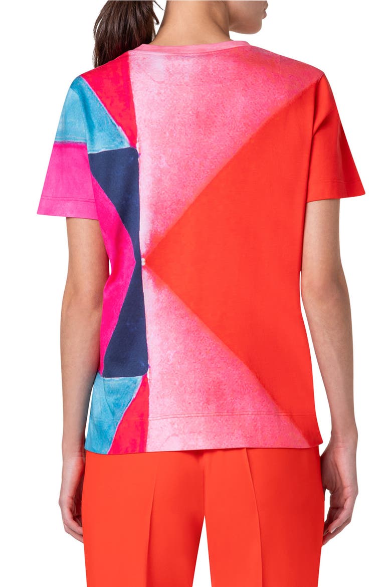 Spectra Print T-Shirt, Alternate, color, POPPY-MULTICOLOR