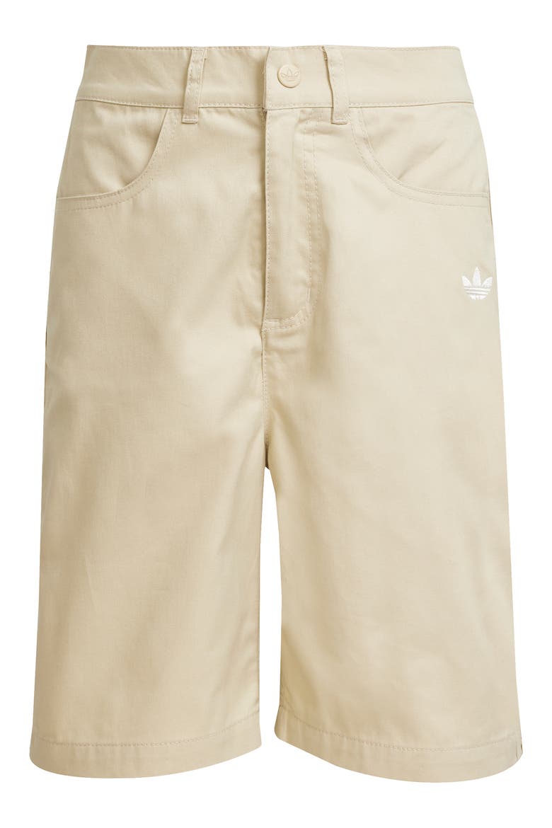 Kids' Cotton Twill Shorts, Main, color, STONE KHAKI