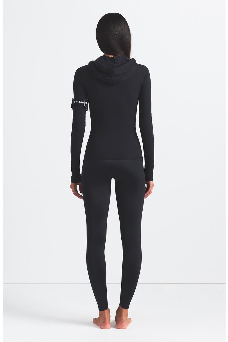 Bonded Waist Leggings, Alternate, color, OBSIDIAN