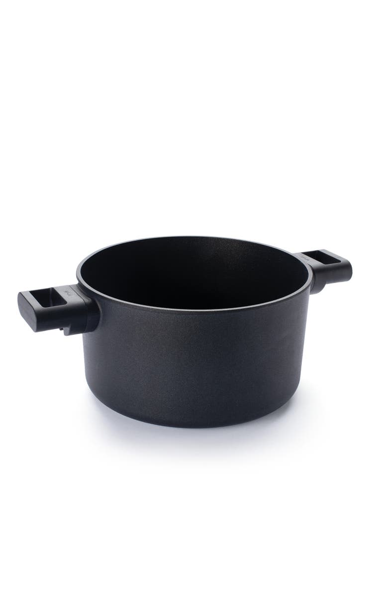 WOLL Ecologic Nonstick Stock Pot 9.5-Inch, 4.75 Quart, Main, color, Black