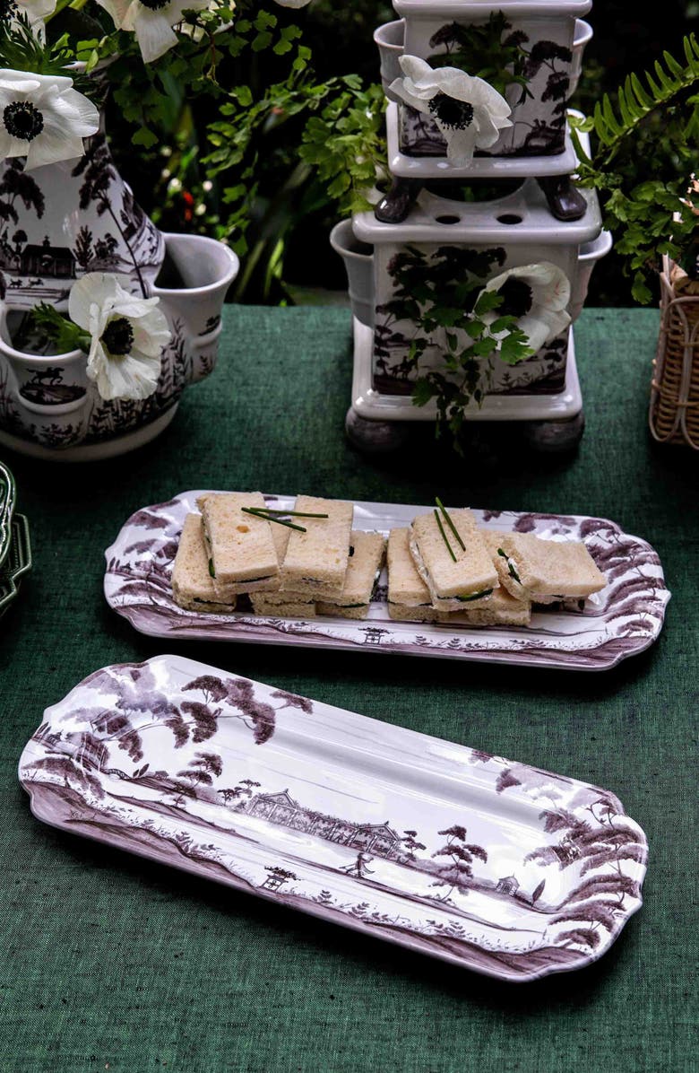 Juliska Country Estate Hostess Tray, Alternate, color, Flint Grey