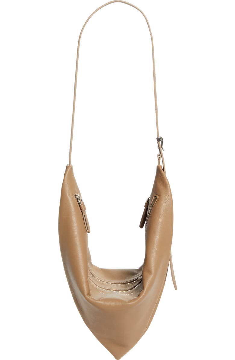 Proenza Schouler Tetra Leather Shoulder Bag, Main, color, Cumin