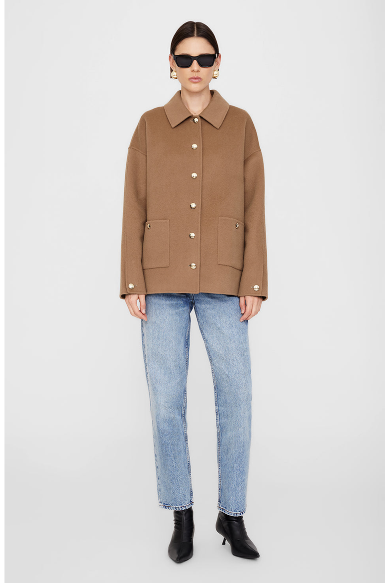 Luca Cashmere Blend Jacket, Main, color, Camel