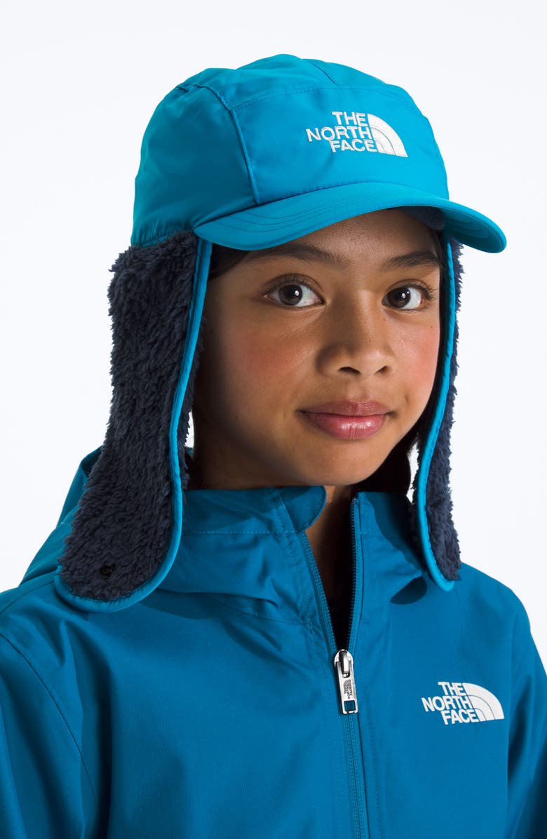 The North Face Kids' Shasta Trapper Cap, Alternate, color, Meridian Blue/ Summit Navy
