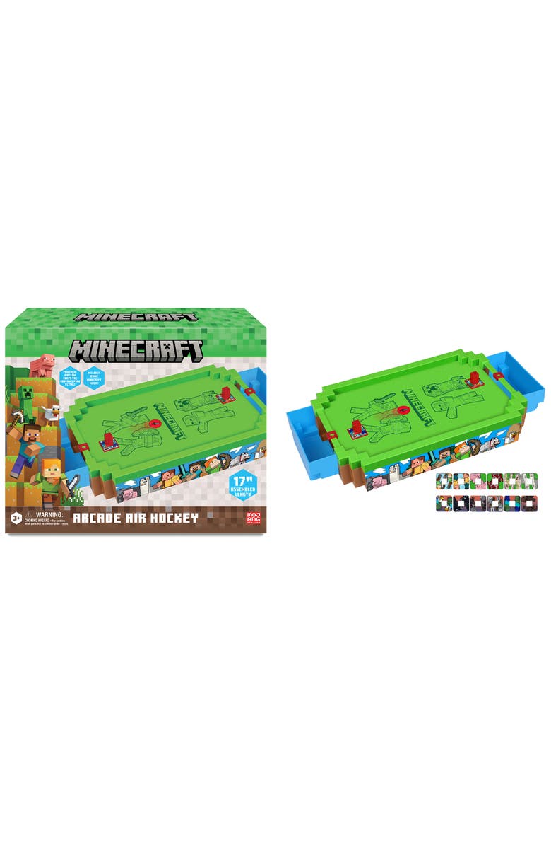 MINECRAFT Arcade Air Hockey - Overworld - Core Series, 17" Tabletop Game, Alternate, color, Multicolored