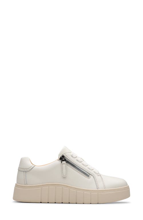 Clarks Women's Mykah Joy Round Toe Sneakers In White