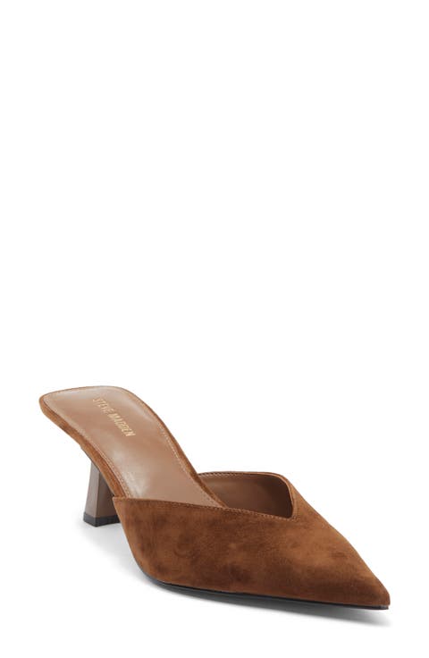 Mod Pointed Toe Mule Pump (Women)