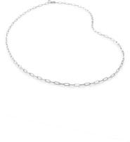 Monica Vinader Mini Paper Clip Chain Necklace