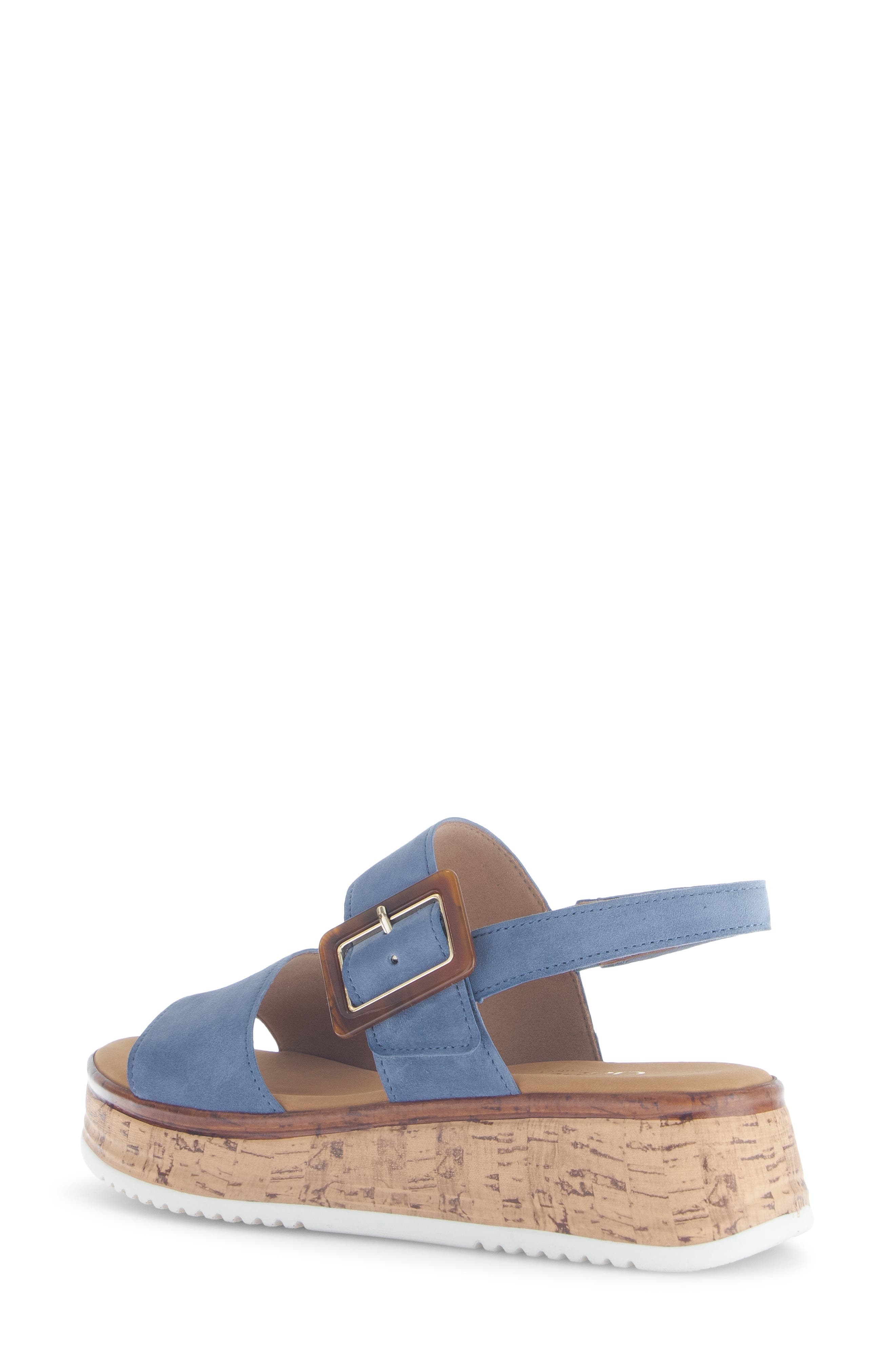 Slingback Wedge Sandal, Alternate, color, HEAVEN