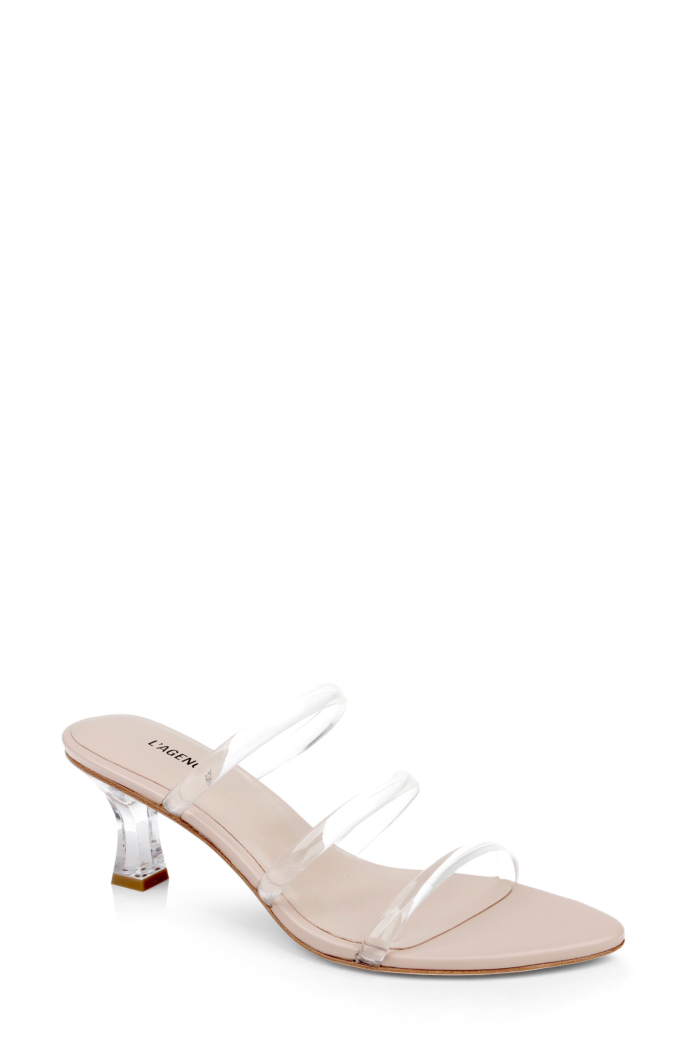 L'AGENCE Ludovica Slide Sandal, Main, color, Chai