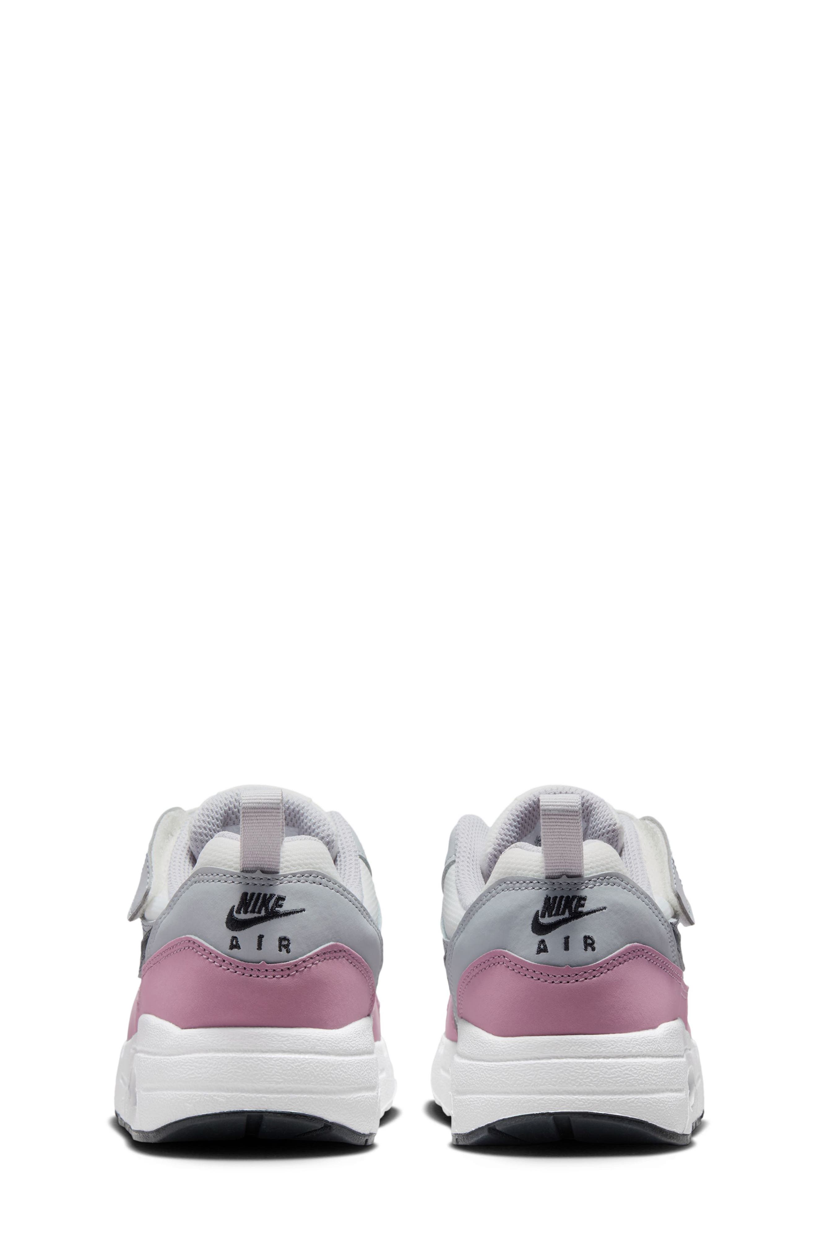 Nike Kids' Air Max 1 EasyOn Sneaker, Alternate, color, White/ Dark Grey/ Wolf Grey