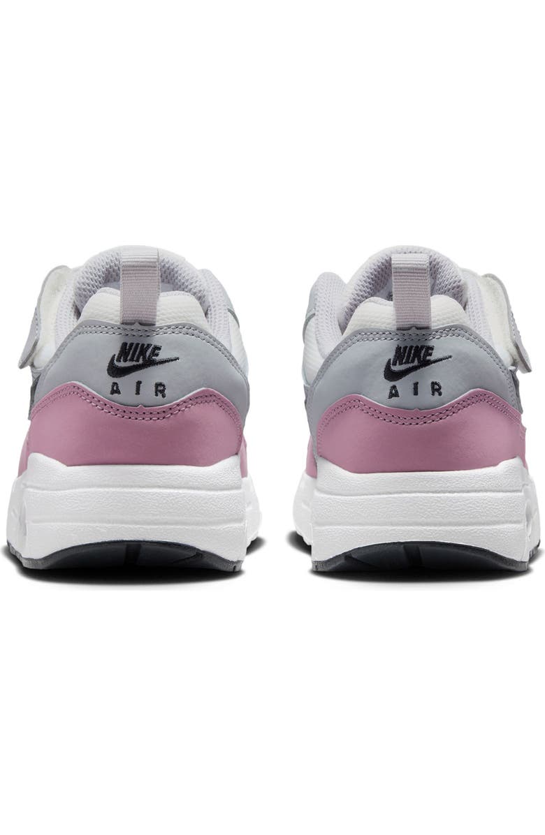 Nike Kids' Air Max 1 EasyOn Sneaker, Alternate, color, White/ Dark Grey/ Wolf Grey