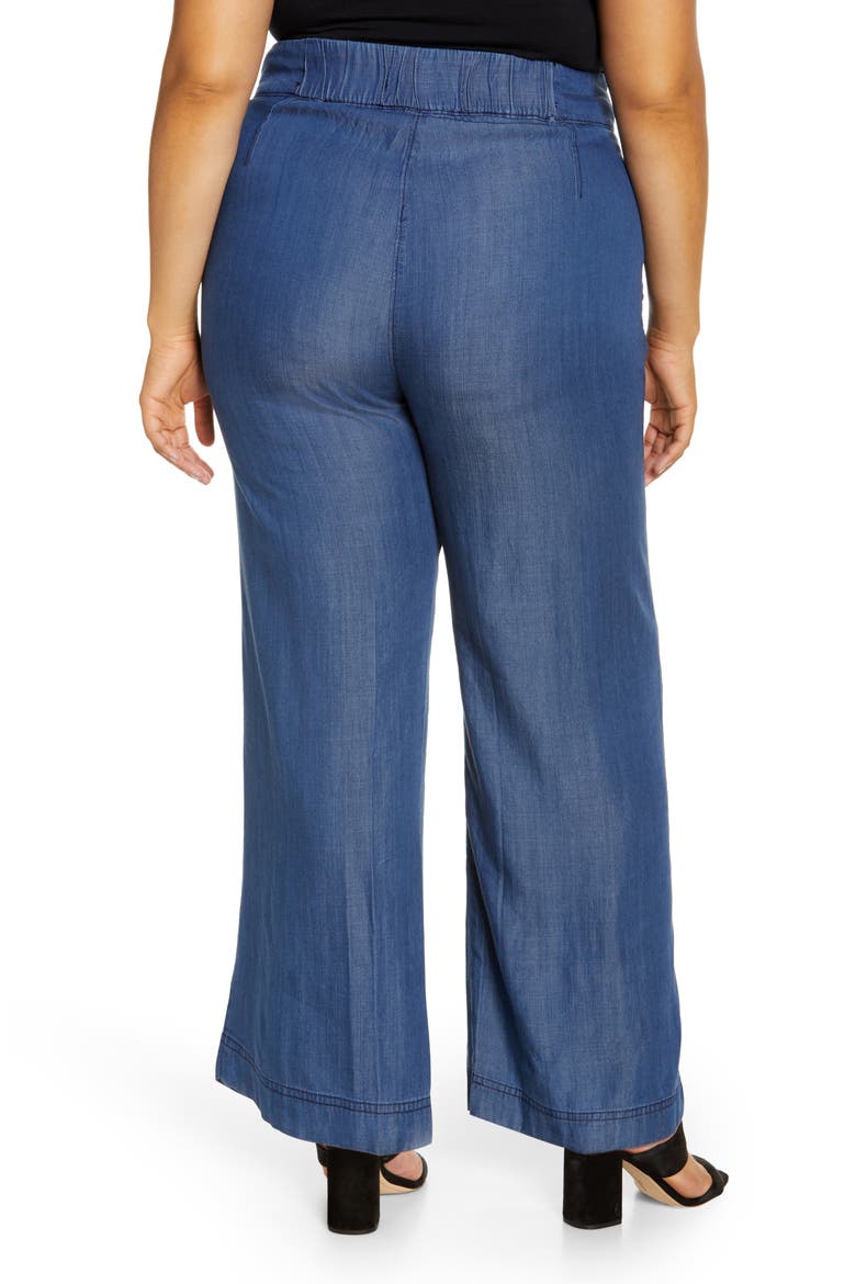 Wide Leg Pants, Alternate, color, DARK INDIGO