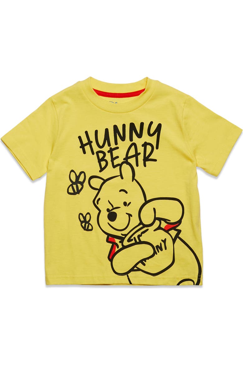 Winnie the Pooh 3-Pack Short Sleeve T-Shirts, Alternate, color, Yellow Blue Orange