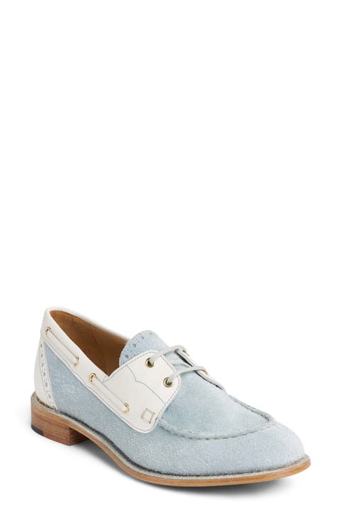 Ginger Leather Boat Shoe