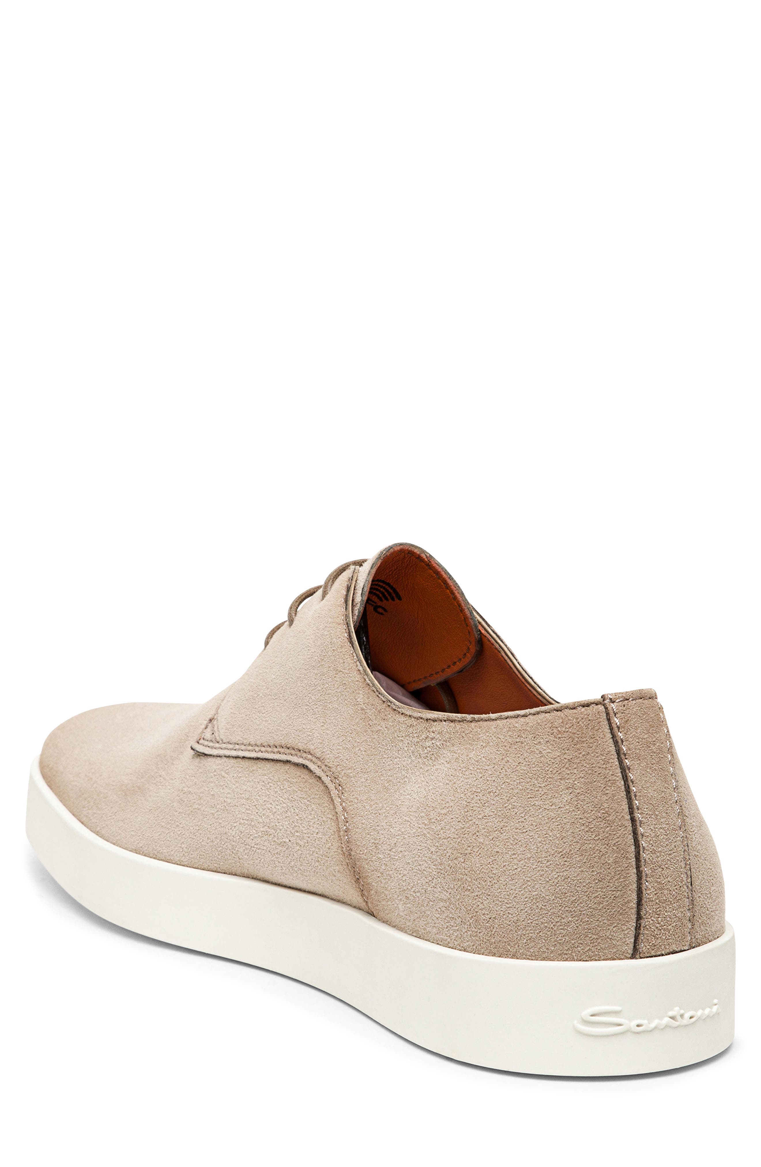 Santoni Dilate Derby Sneaker, Alternate, color, Light Brown