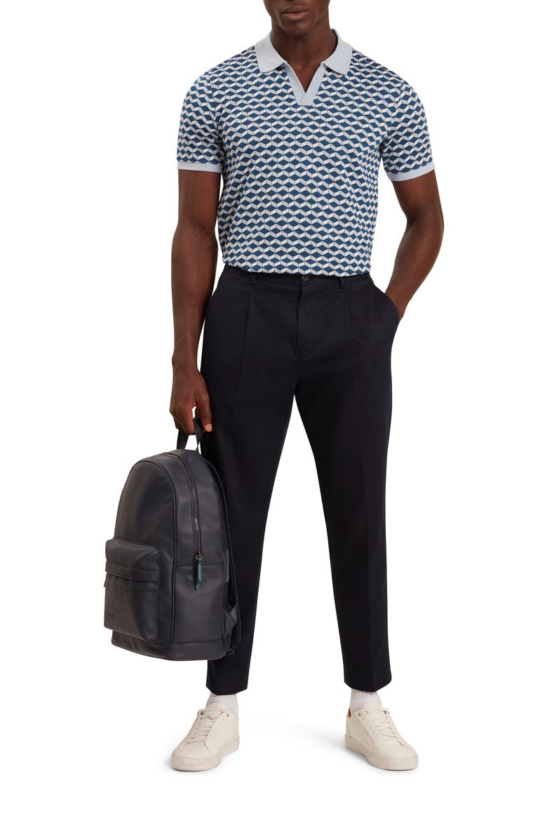 Ted Baker Lirien Johnny Collar Polo, Alternate, color, Dk-Blue