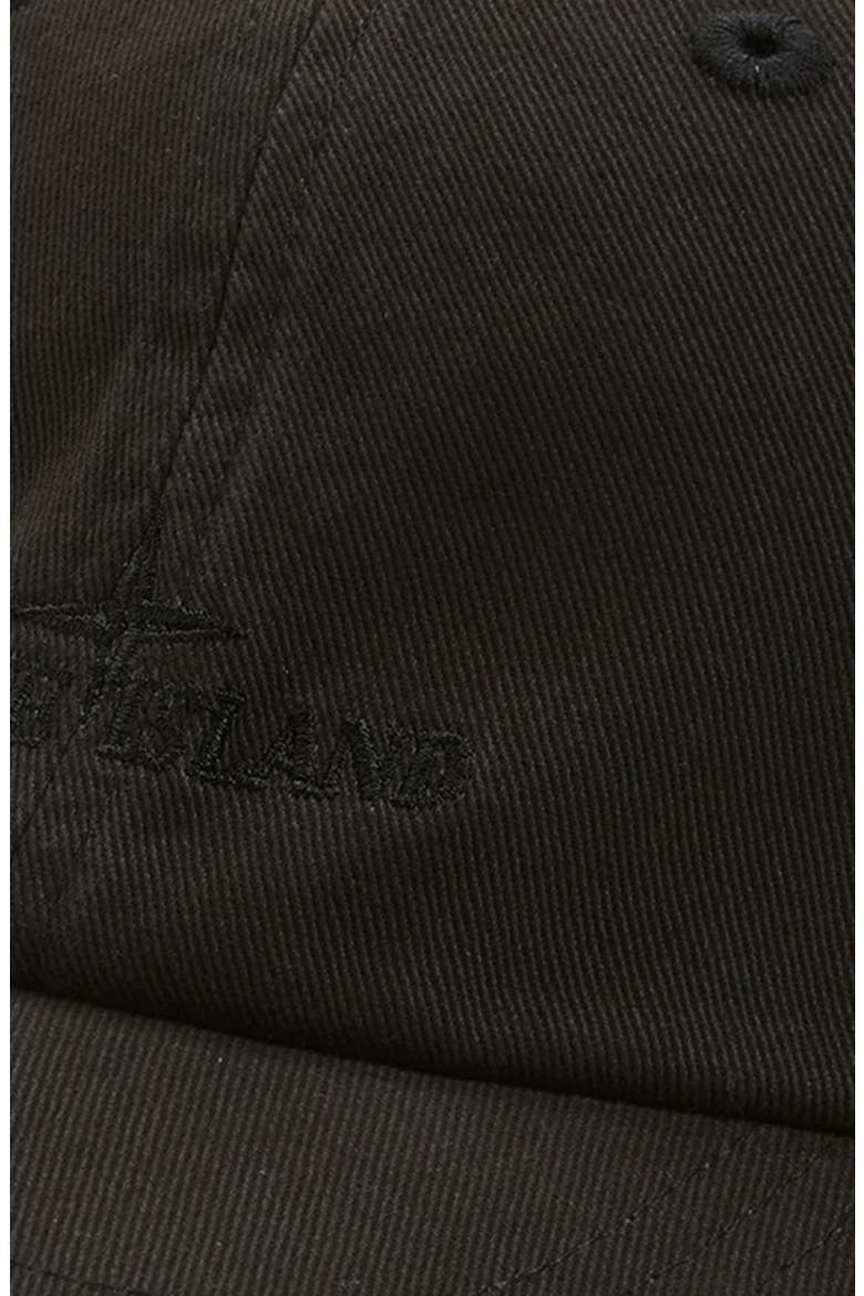 Logo Embroidered Adjustable Baseball Cap, Alternate, color, BLACK