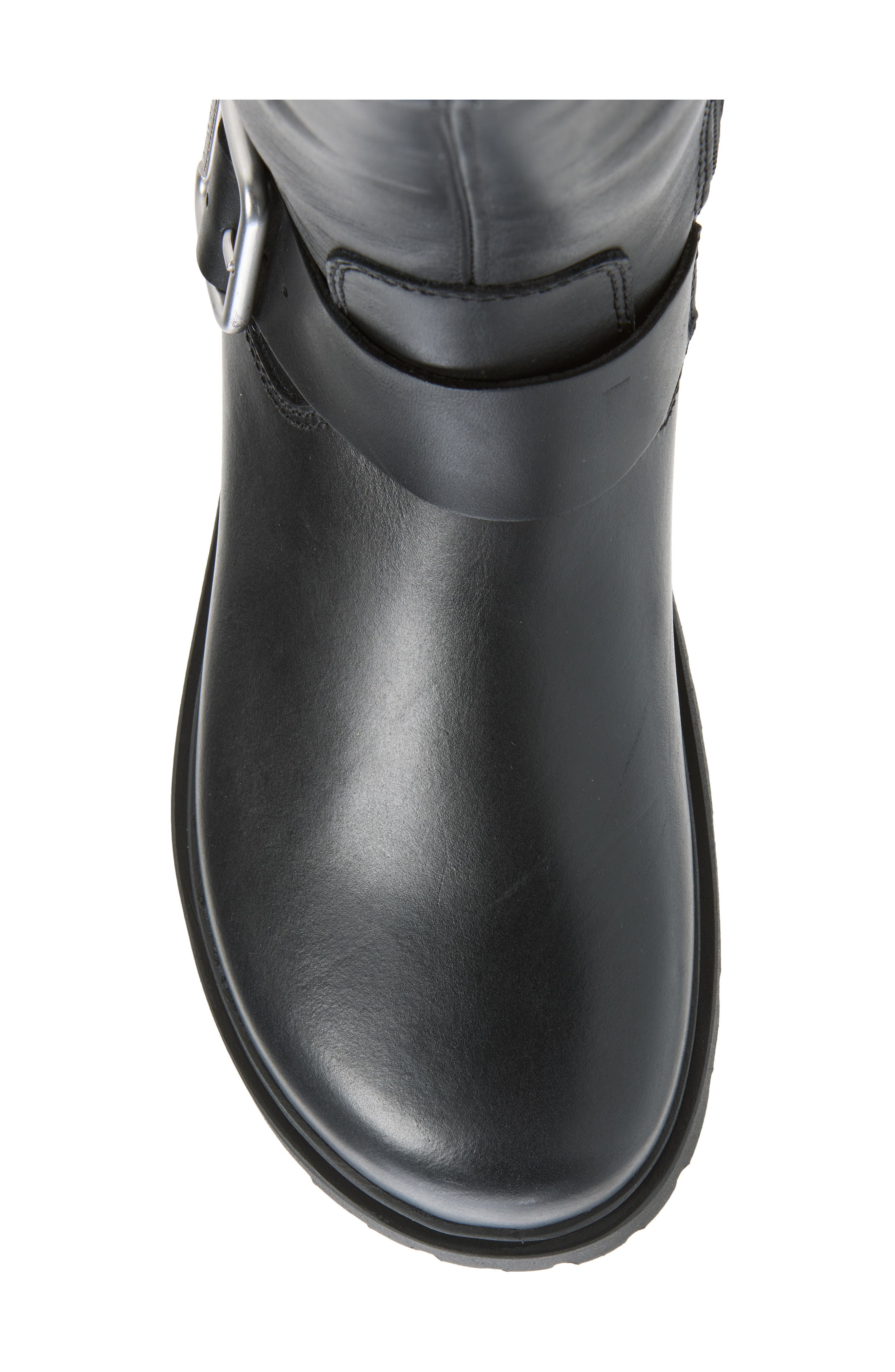Highwood Buckle Mid Boot, Alternate, color, BLACK
