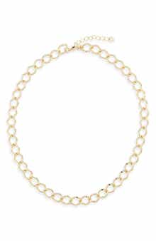 NORDSTROM RACK Square Link Chain Necklace