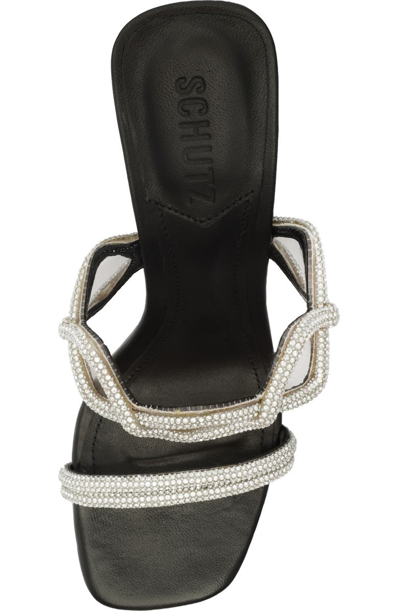 Schutz Arabella Glam Embellished Slide Sandal, Alternate, color,