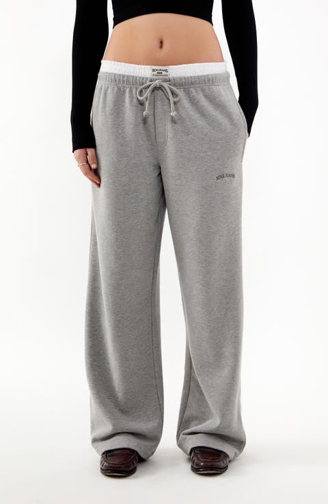 Boxer Wide Leg Sweatpants
