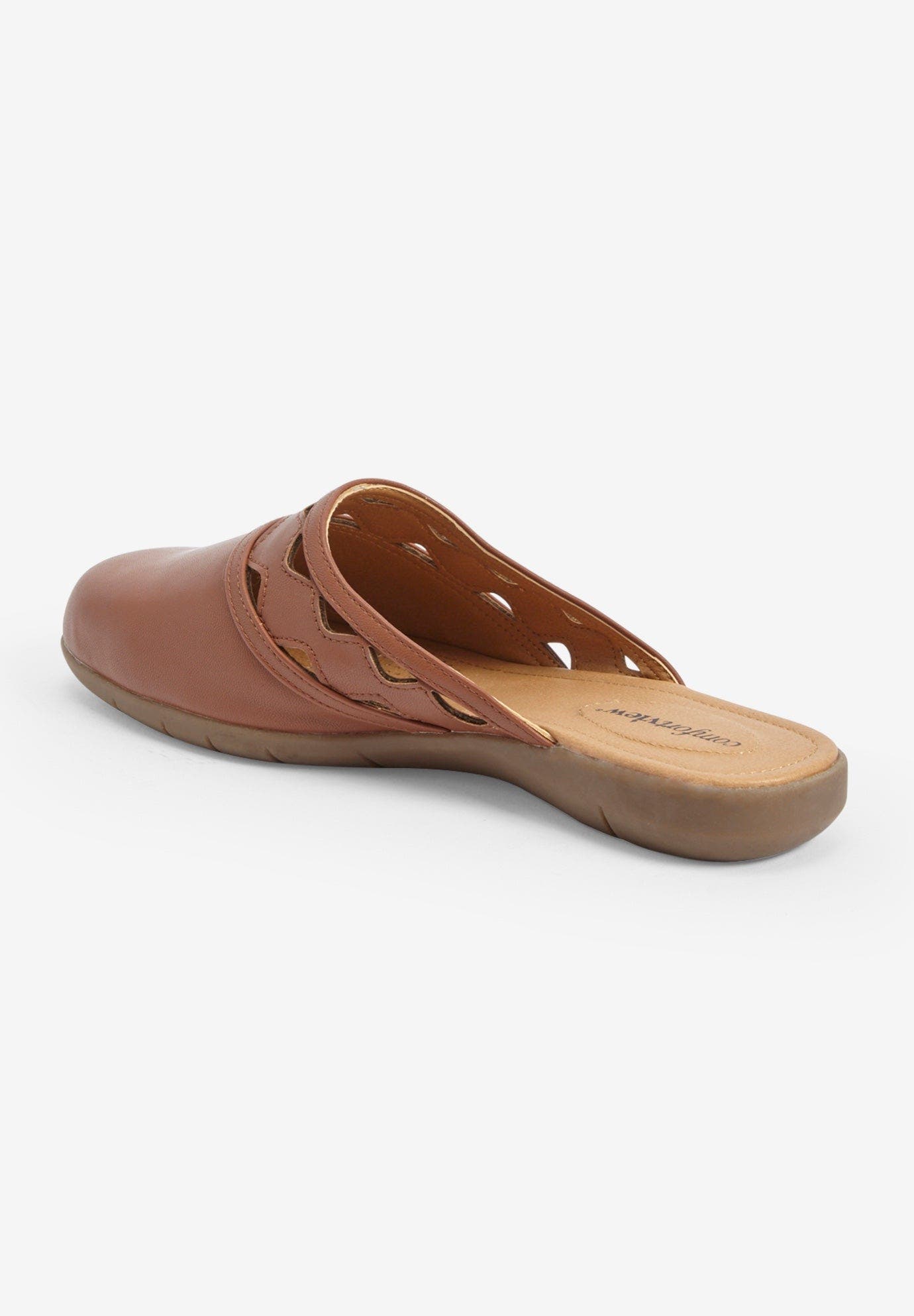 The Mckenna Slip On Mule, Alternate, color, COGNAC