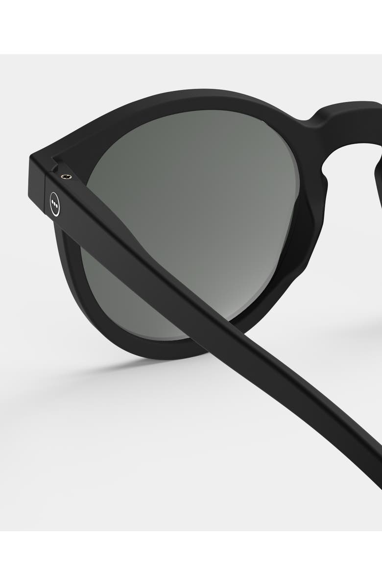 IZIPIZI #M 52mm Pantos Sunglasses, Alternate, color, Black