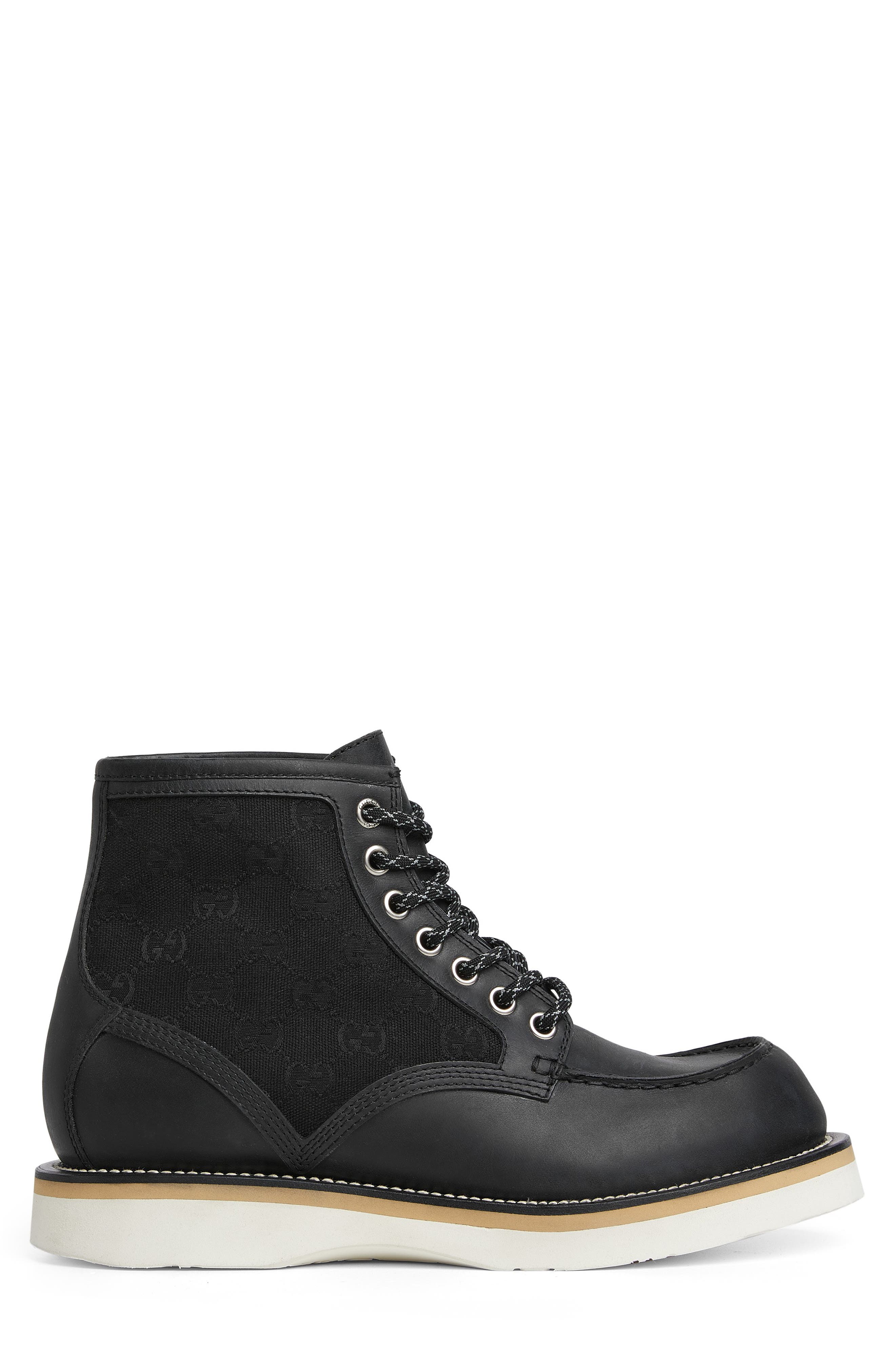 Gucci Ala Boot, Alternate, color, Black/Black