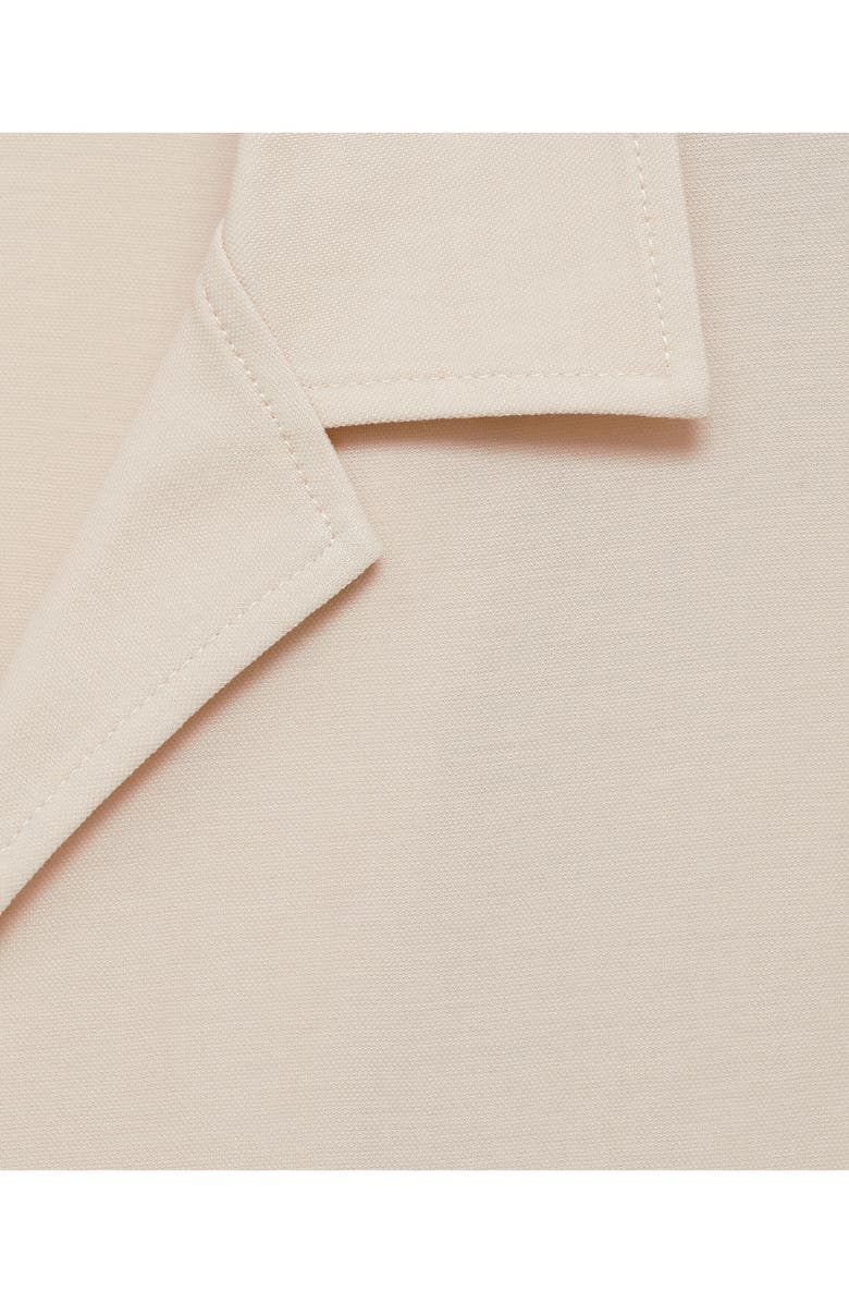 MANGO Notched Collar Button-Up Shirt, Alternate, color, 