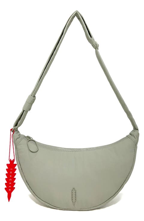 Cleo Large Crescent Crossbody Bag