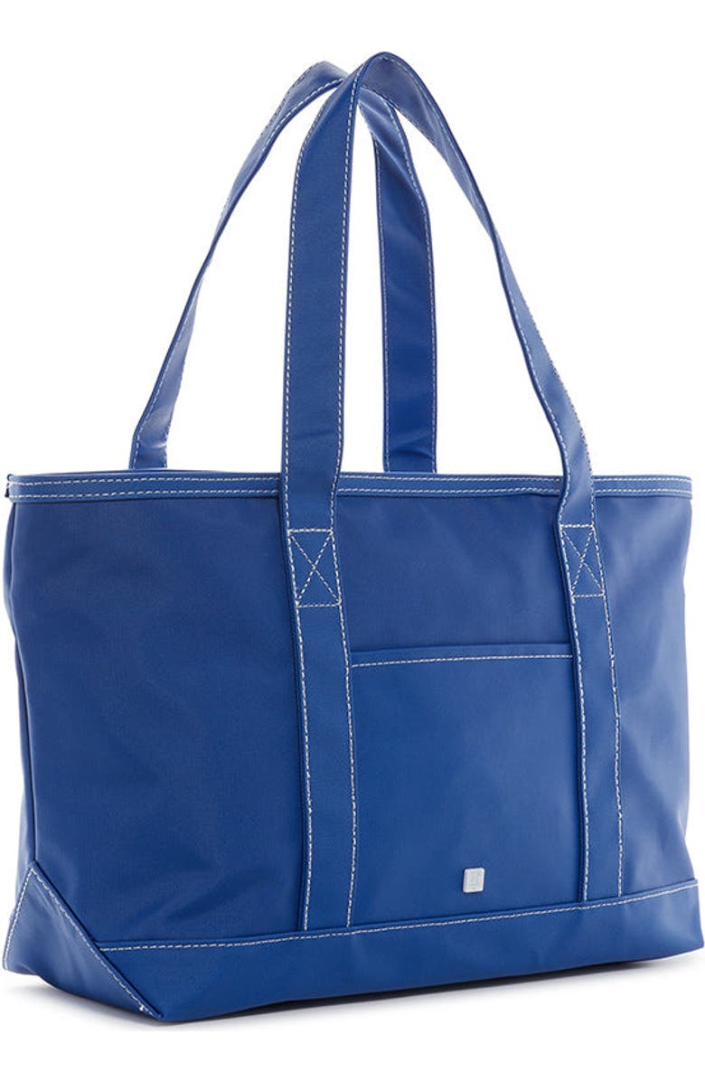 TRVL Design Bluebell Coated Canvas Midi Tote, Alternate, color, Blue