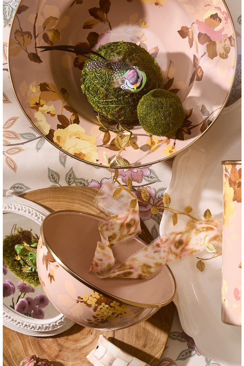 Wild Rose Mauve Serving Bowl, Alternate, color, MAUVE