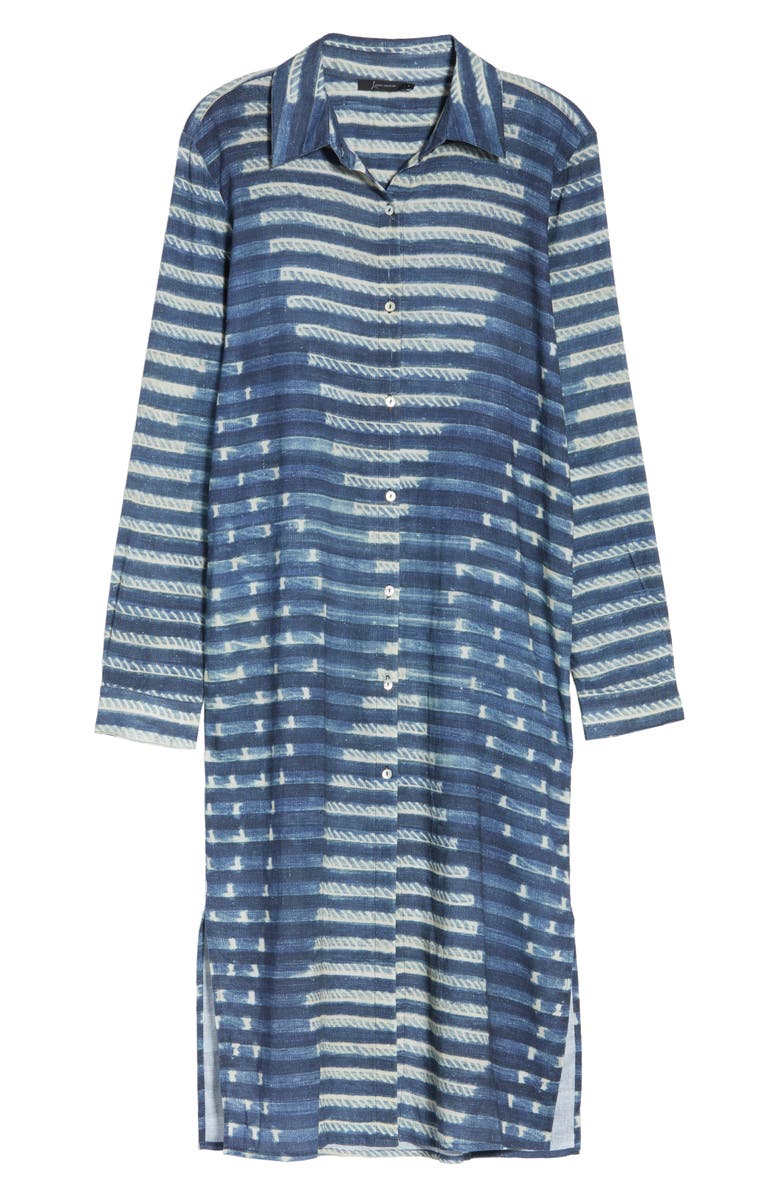 Lenny Niemeyer Rustic Cover-Up Shirtdress, Alternate, color, 