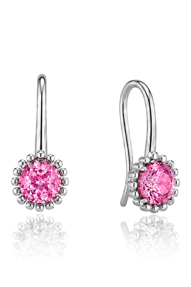 Alicia White Topaz Two Stone Ring, Main, color, SILVER PINK SAPPHIRE