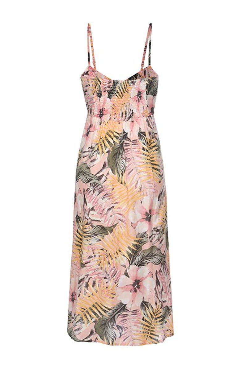 LASCANA Women's Button Up Panel Dress, Alternate, color, Multi Print