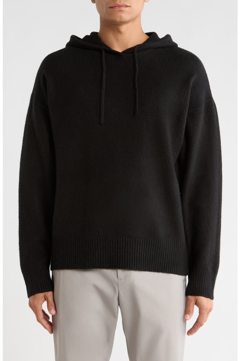 Sweater Hoodie, Main, color, BLACK