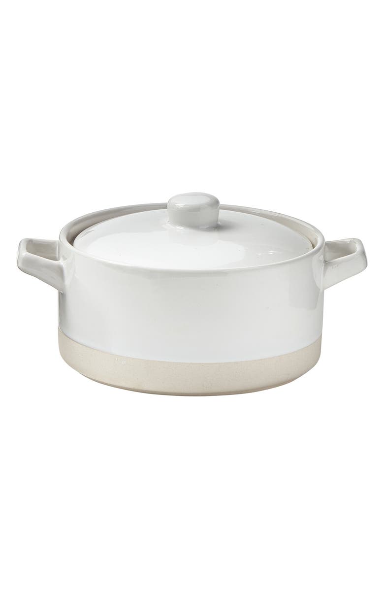 tag Individual Casserole Baking Dish, Main, color, White