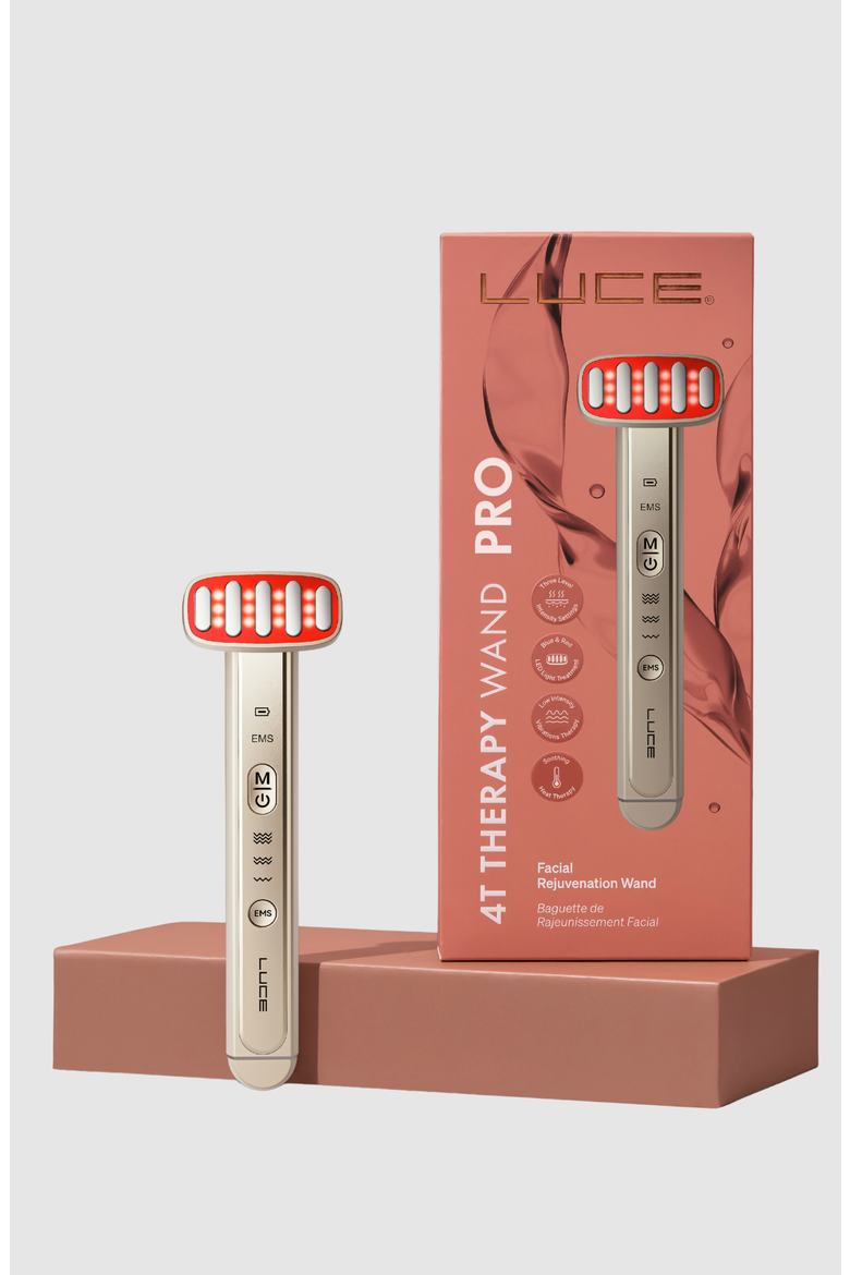 Face and Neck Microcurrent Wand - Pro, Main, color, GOLD