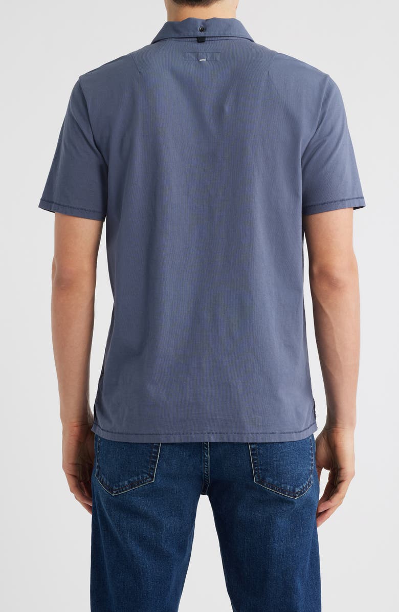 rag & bone Men's Principal Jersey Organic Cotton Polo, Alternate, color, Ombre