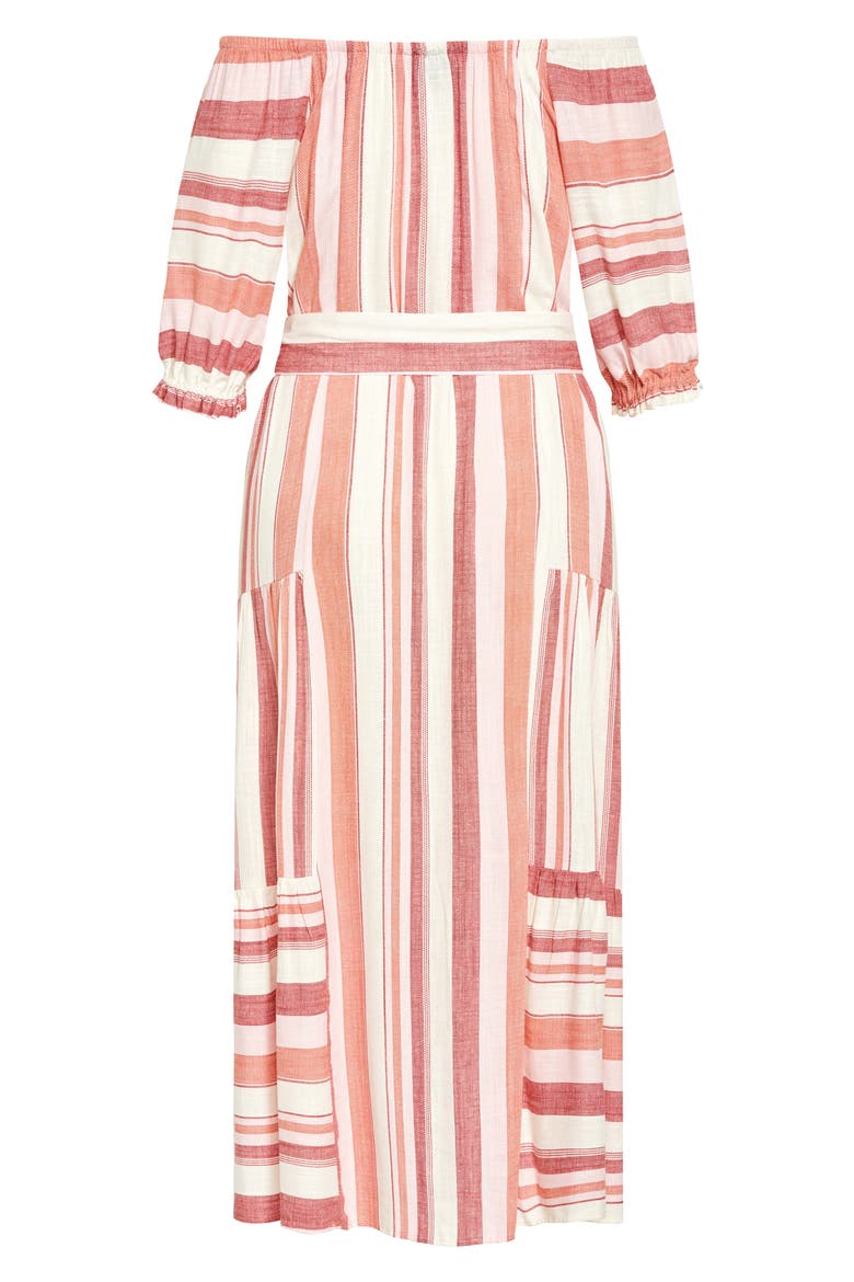 Jemima Stripe Maxi Dress, Alternate, color, COSMO STRIPE