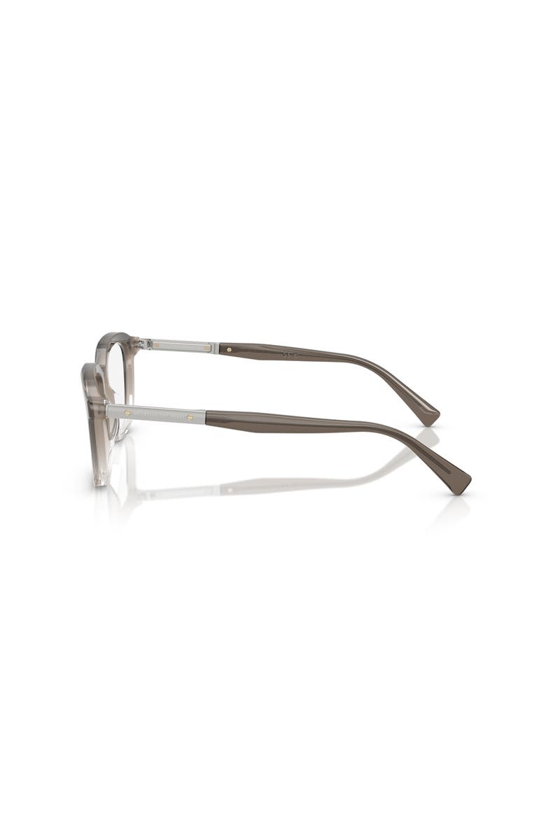 Brunello Cucinelli 53mm Rectangle optical glasses, Alternate, color, Grey