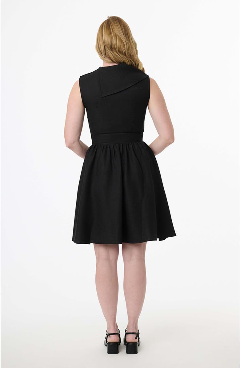 Smak Parlour Funnel Neck Flare Dress, Alternate, color,